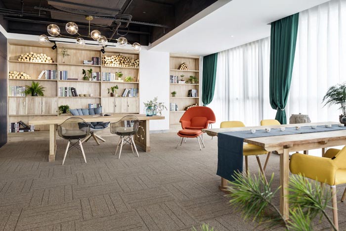 節(jié)能環(huán)保公司辦公室裝修設(shè)計案例