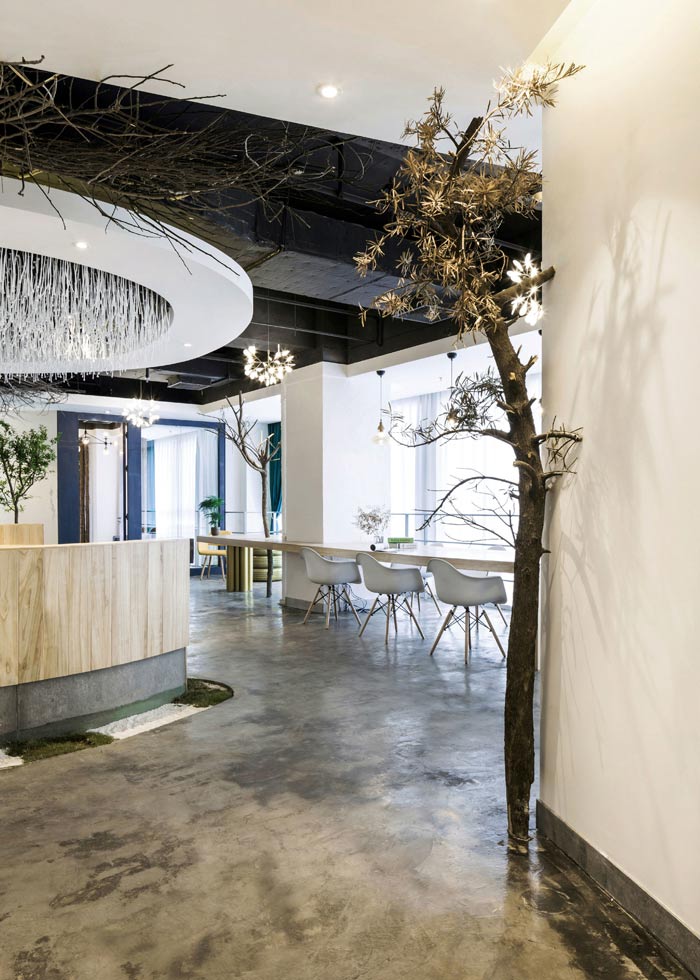 節(jié)能環(huán)保公司辦公室右側(cè)裝修設(shè)計案例效果圖