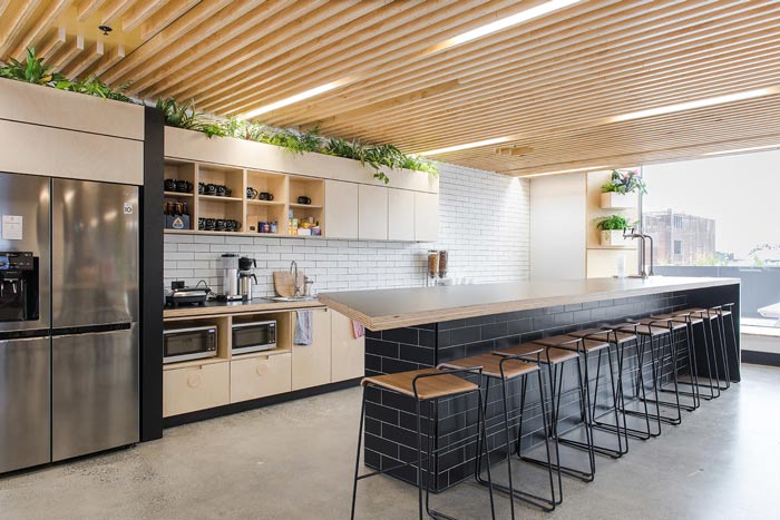 節(jié)能公司辦公室茶水間裝修設計案例效果圖