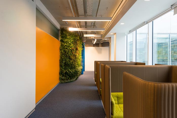 科技信息公司辦公室交流區(qū)裝修設計案例效果圖