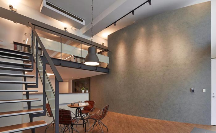 辦公室改造接待區(qū)裝修設計案例效果圖