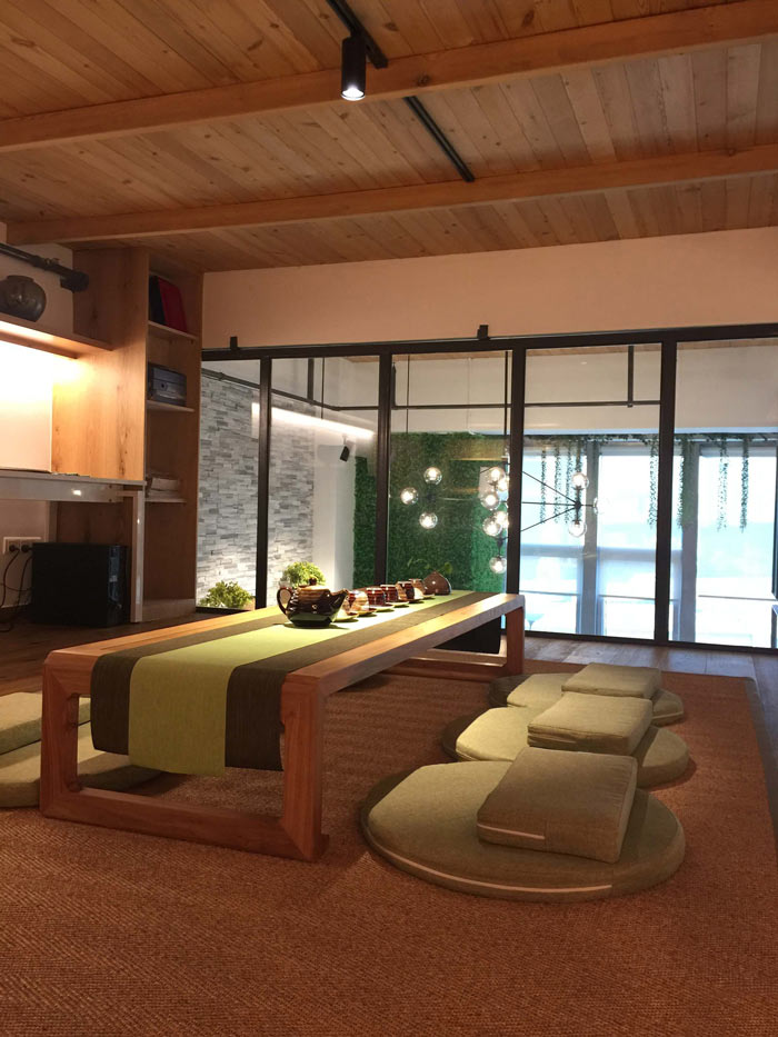 loft辦公室二樓飲茶區(qū)裝修設計案例