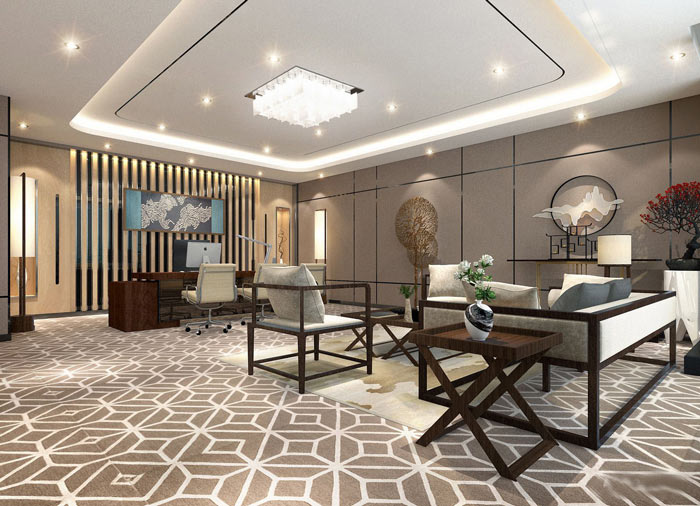 風(fēng)投公司總經(jīng)理辦公室修設(shè)計(jì)效果圖