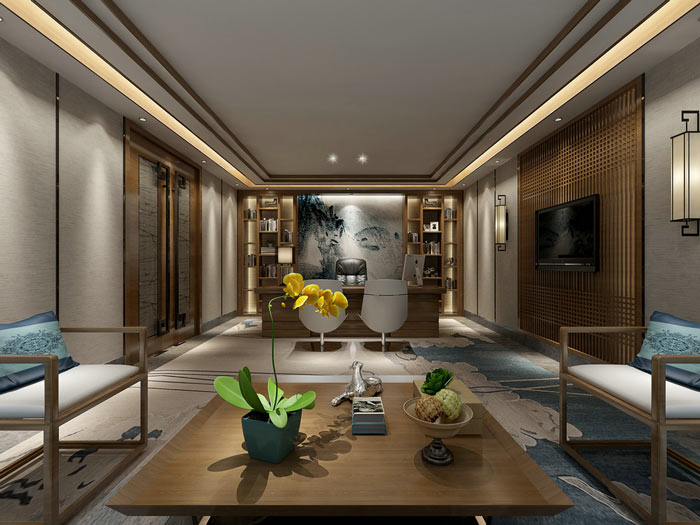 總經(jīng)理辦公室裝修效果圖