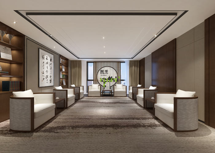 創(chuàng)新科技公司辦公室接待室裝修設計效果圖