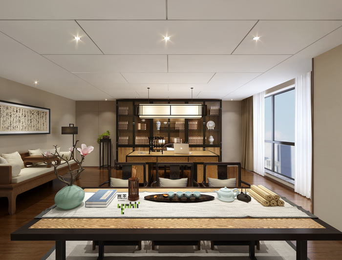 創(chuàng)新科技公司董事長辦公室裝修設計效果圖