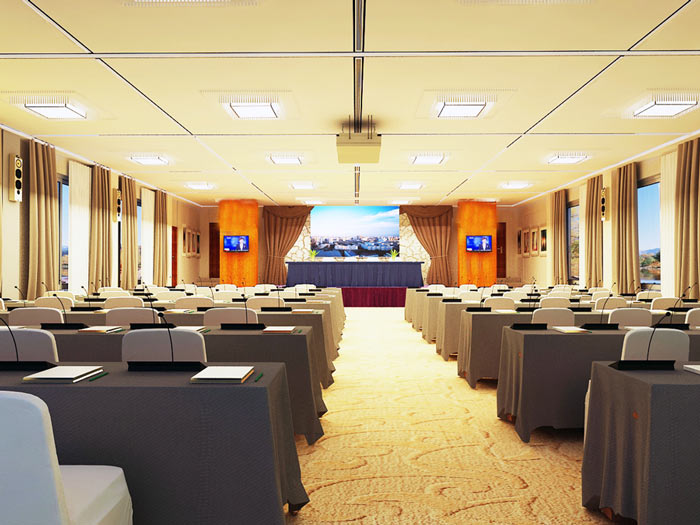 多功能會議室裝修設(shè)計效果圖