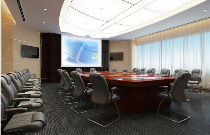 政府辦公室會議室裝修效果圖