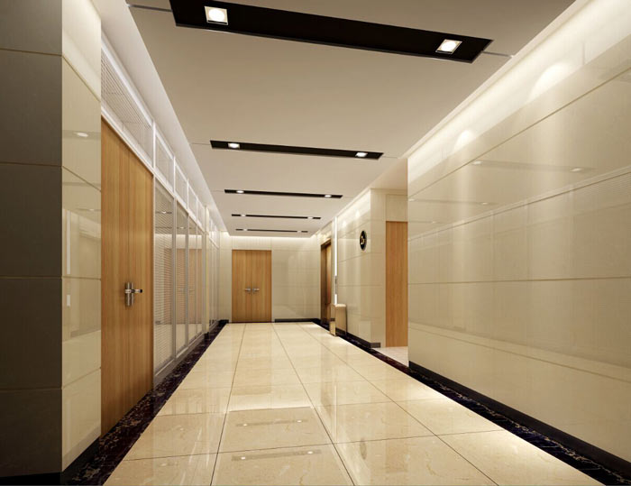 政府機(jī)關(guān)辦公樓電梯廳裝修設(shè)計(jì)效果圖