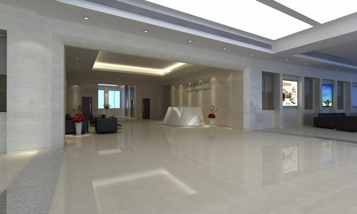 地鐵指揮中心辦公室一樓大廳裝修設(shè)計效果圖