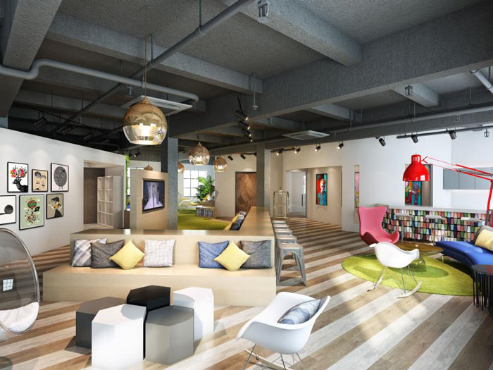 女裝公司辦公室裝修設(shè)計(jì)效果圖