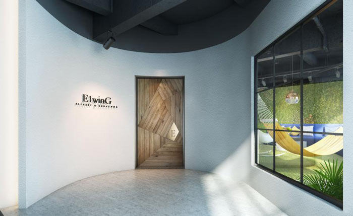 女裝公司辦公室休息區(qū)裝修設計效果圖