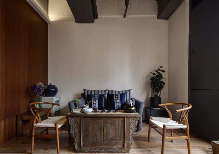 進出口貿(mào)易公司辦公室洽談區(qū)裝修設(shè)計效果圖