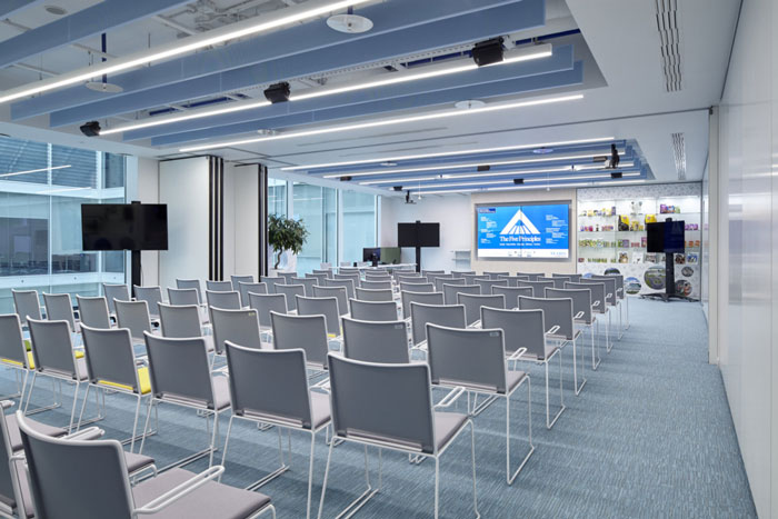 寵物食品公司辦公室培訓(xùn)室裝修設(shè)計(jì)效果圖