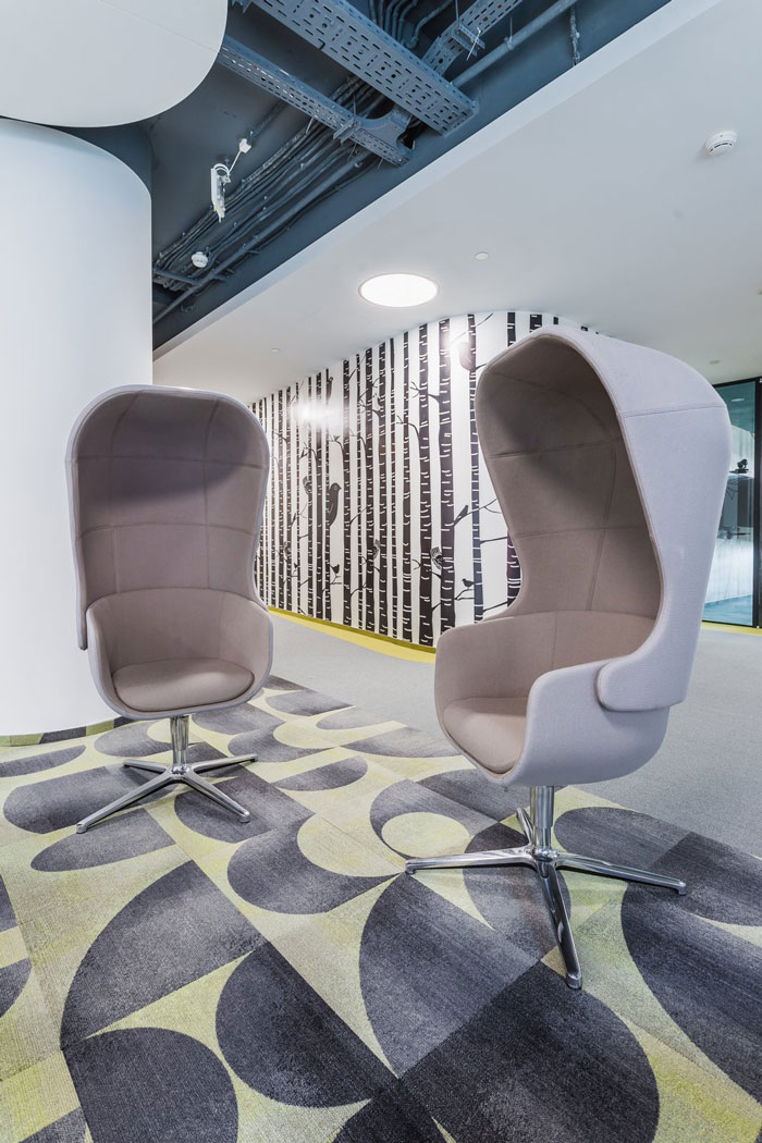 網絡安全公司辦公室聊天區(qū)裝修設計效果圖