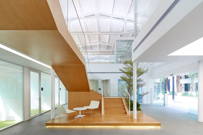 廠房辦公樓接待區(qū)裝修設計效果圖