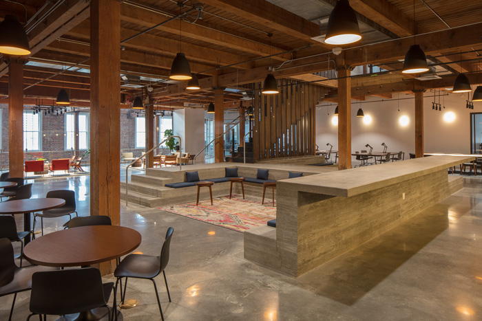 聯(lián)合辦公空間接待區(qū)裝修設計效果圖