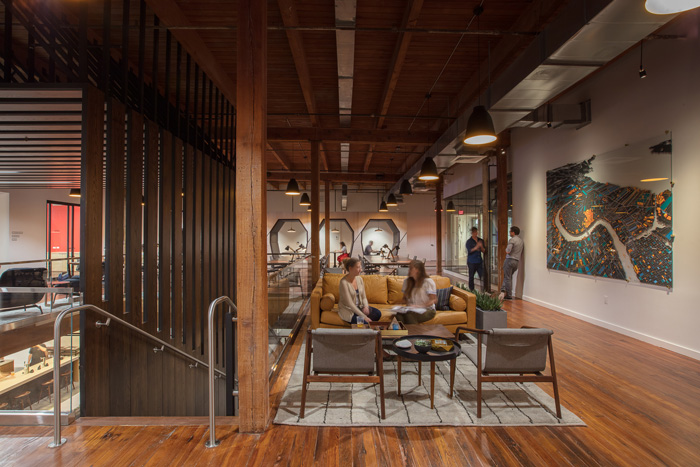 聯(lián)合辦公空間洽談區(qū)裝修設計效果圖