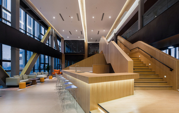 創(chuàng)客辦公吧臺(tái)裝修設(shè)計(jì)效果圖