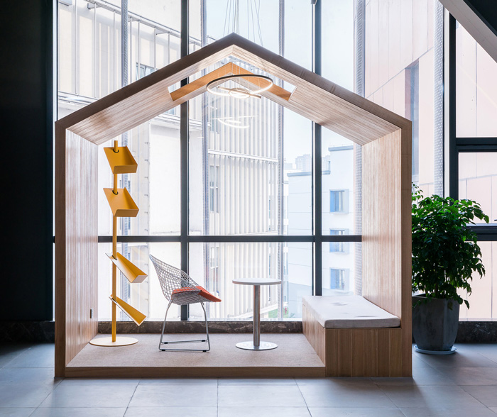 創(chuàng)客辦公閱讀區(qū)裝修設(shè)計(jì)效果圖