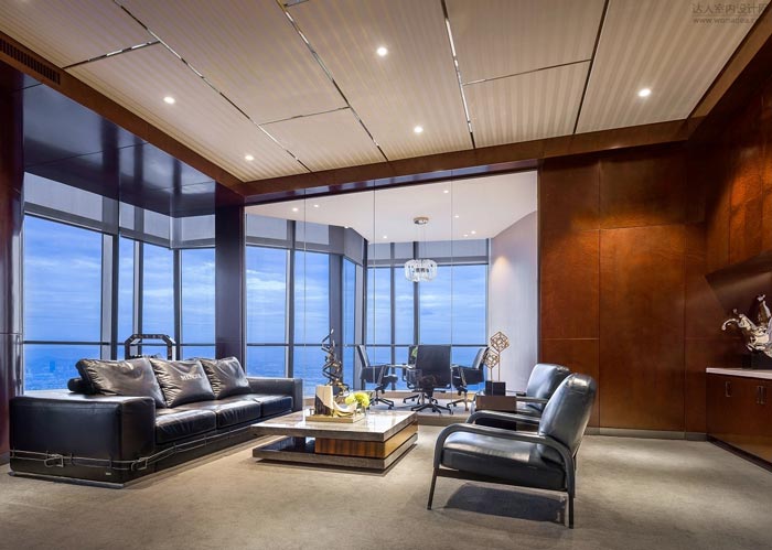 金融公司接待區(qū)裝修設(shè)計(jì)效果圖