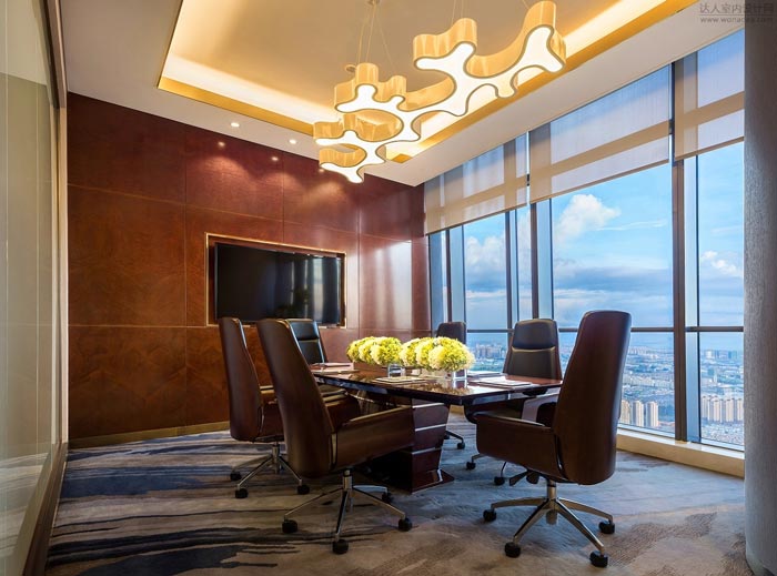 金融公司小會(huì)議室裝修設(shè)計(jì)效果圖