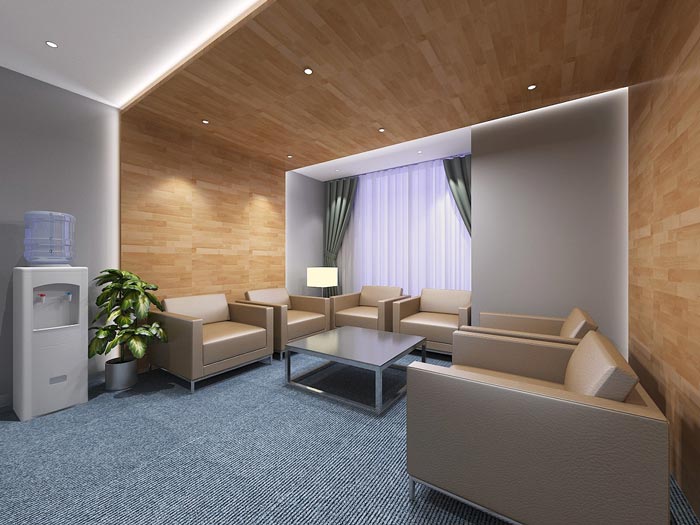 金融租賃公司洽談室裝潢裝飾設計效果圖