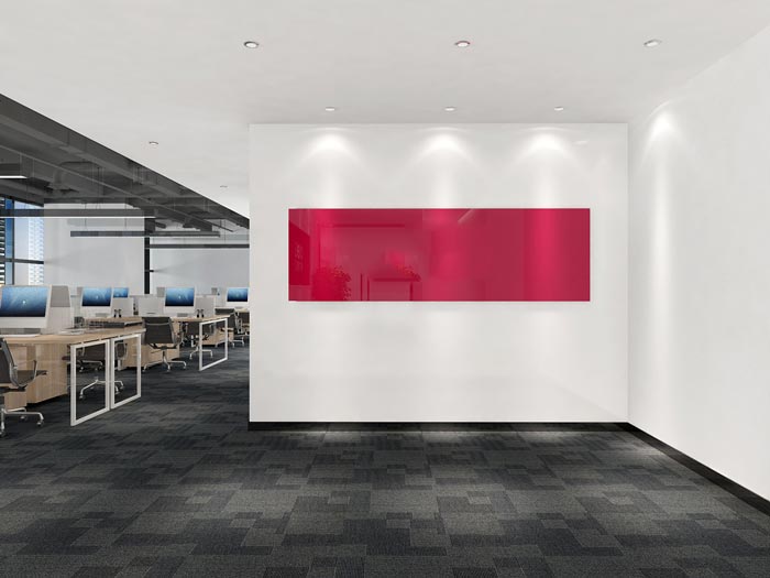 文具公司辦公室進門區(qū)裝飾設(shè)計效果圖