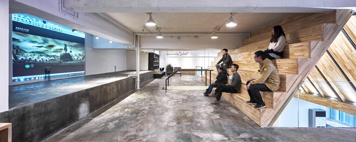 loft辦公室多功能會(huì)議室裝修設(shè)計(jì)效果圖