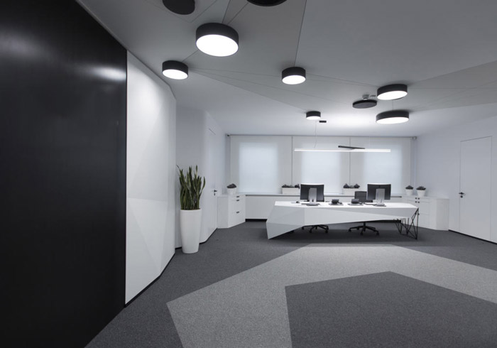 電子科技辦公室進(jìn)門區(qū)裝修設(shè)計效果圖