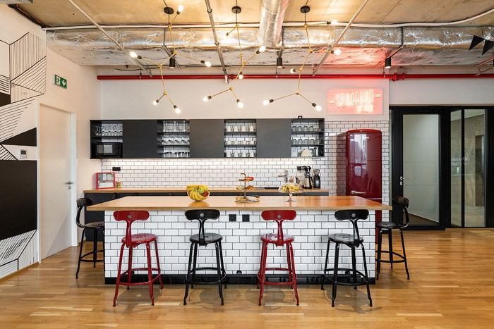 軟件開發(fā)公司辦公室茶水間設(shè)計(jì)效果圖