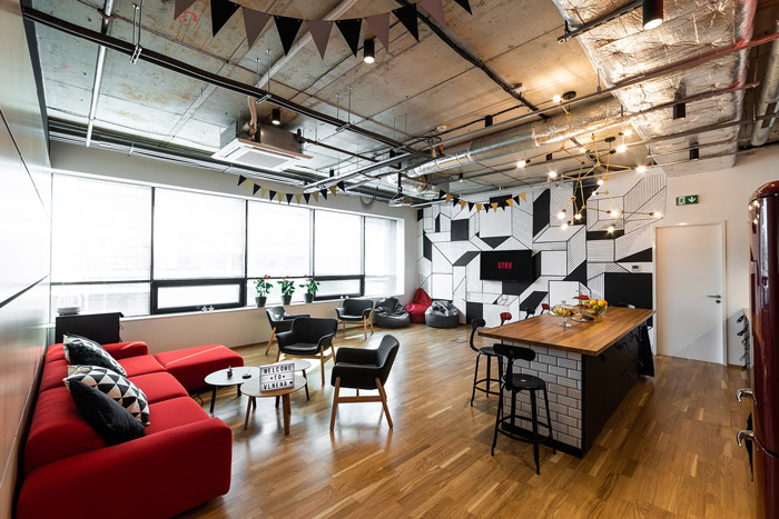 軟件開發(fā)公司辦公室茶水間設(shè)計(jì)效果圖