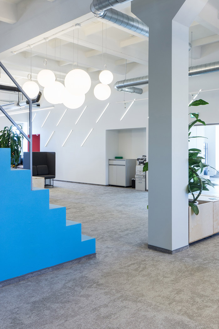 工業(yè)閣樓loft辦公室打印區(qū)裝修設計效果圖