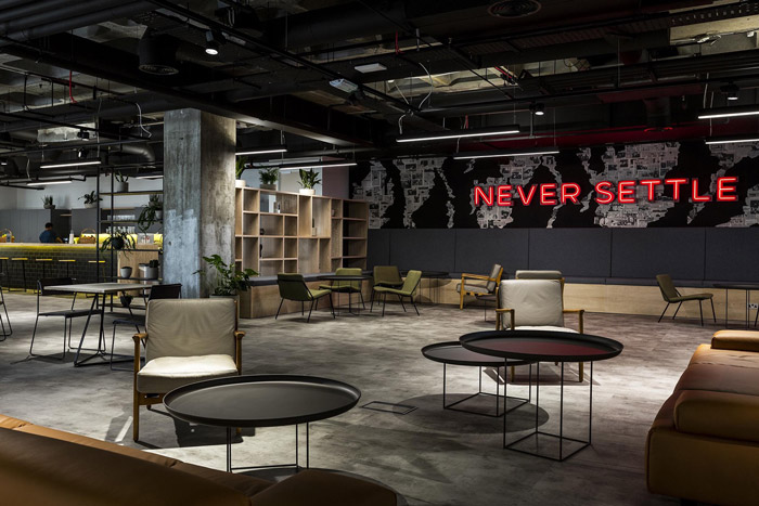 金融科技公司休息區(qū)設(shè)計(jì)效果圖