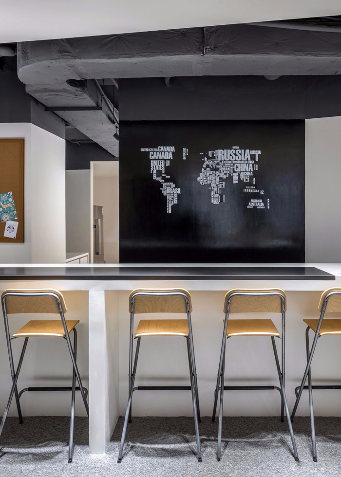 科技辦公室吧臺裝修設(shè)計(jì)效果圖