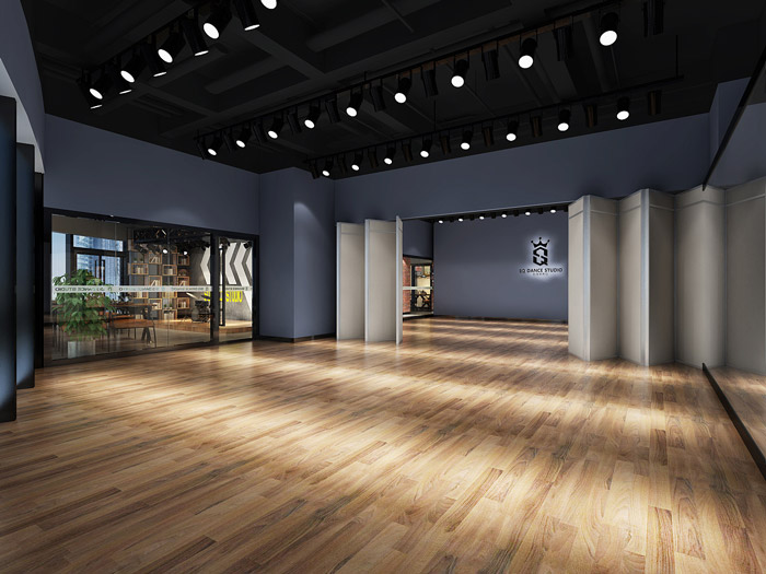 舞蹈培訓(xùn)機構(gòu)教室裝修設(shè)計效果圖