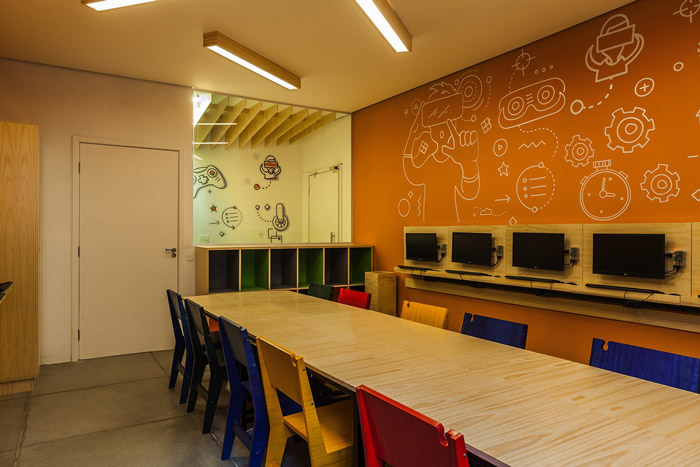 少兒編程培訓(xùn)機構(gòu)培訓(xùn)室裝修設(shè)計效果圖