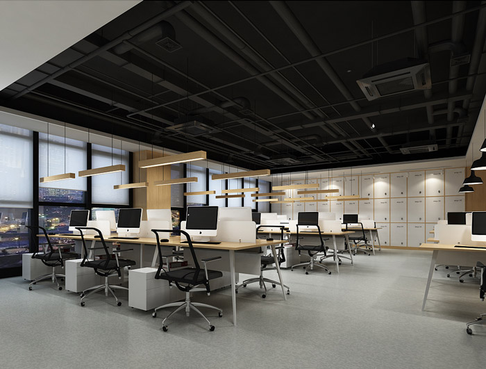 培訓(xùn)機(jī)構(gòu)辦公區(qū)裝修設(shè)計效果圖