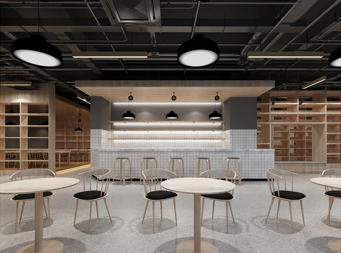 培訓(xùn)機(jī)構(gòu)茶水間裝修設(shè)計效果圖