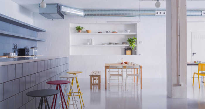 開放式辦公空間休息區(qū)設(shè)計(jì)效果圖