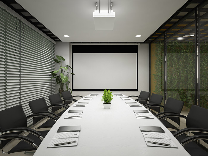 開放式辦公室會議室設(shè)計效果圖