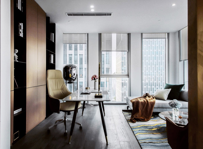 女總經(jīng)理辦公室裝修設計效果圖