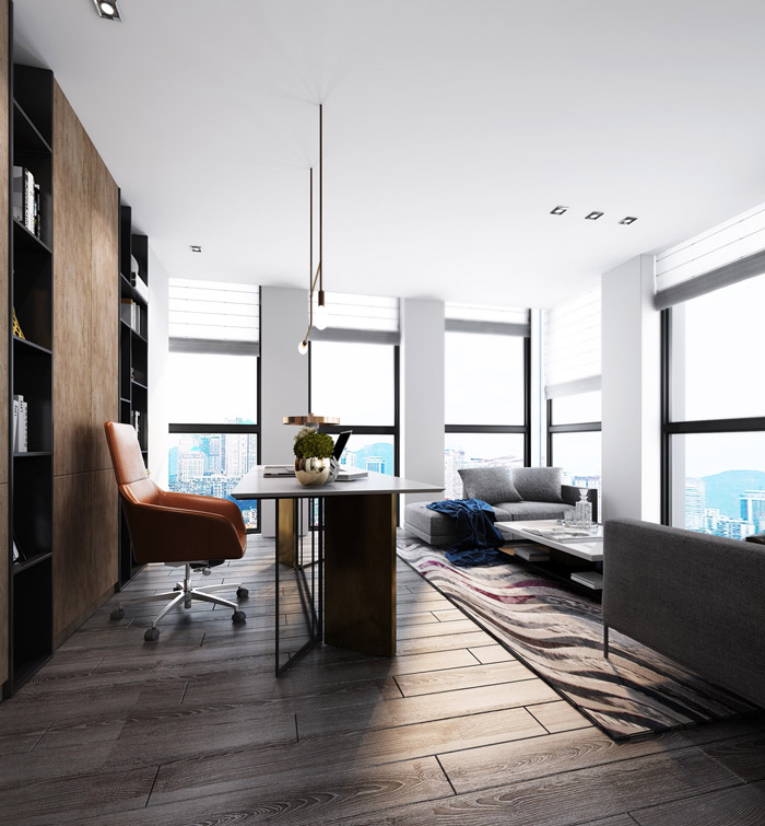 女總裁辦公室裝修設(shè)計(jì)效果圖
