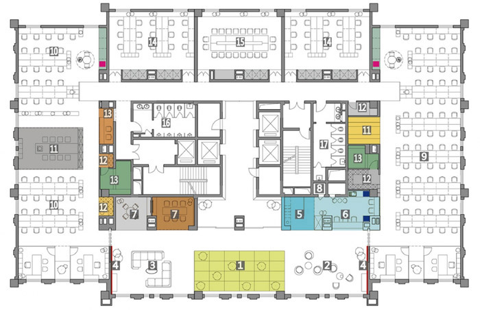電子商務(wù)辦公室裝修設(shè)計(jì)平面圖