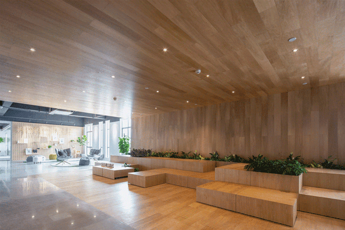 電子商務(wù)辦公室接待區(qū)裝修設(shè)計(jì)效果圖