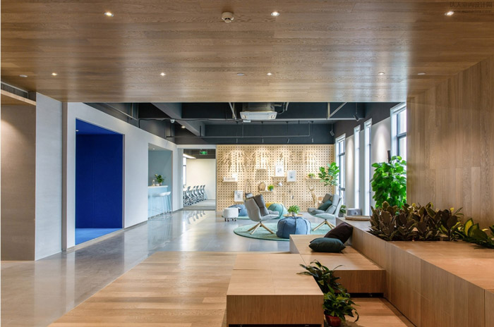 電子商務(wù)辦公室交流區(qū)裝修設(shè)計(jì)效果圖