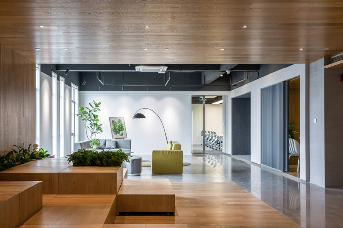 電子商務(wù)辦公室交流區(qū)裝修設(shè)計(jì)效果圖