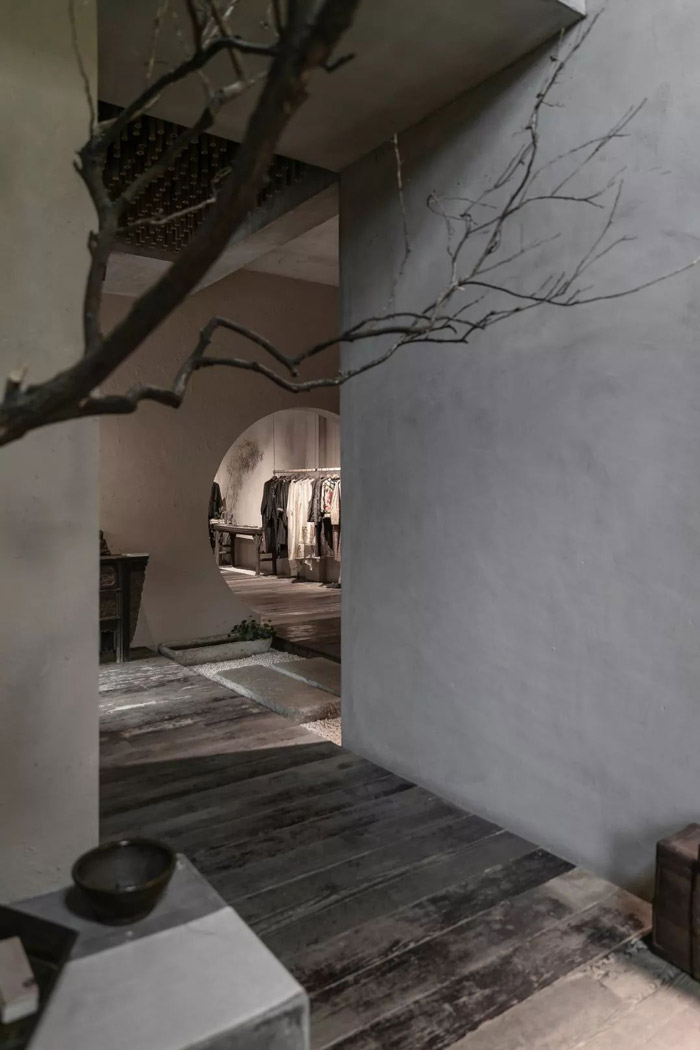 服飾辦公室入口裝修設計效果圖