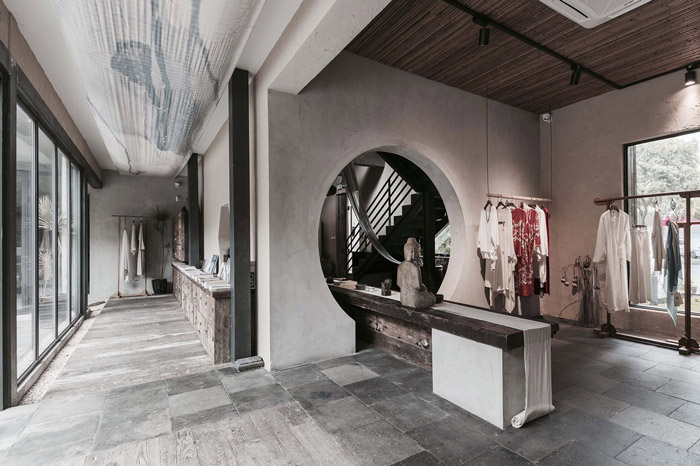 服飾辦公室前臺裝修設計效果圖