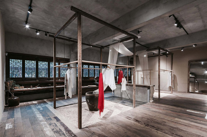 服飾辦公室辦公區(qū)裝修設計效果圖